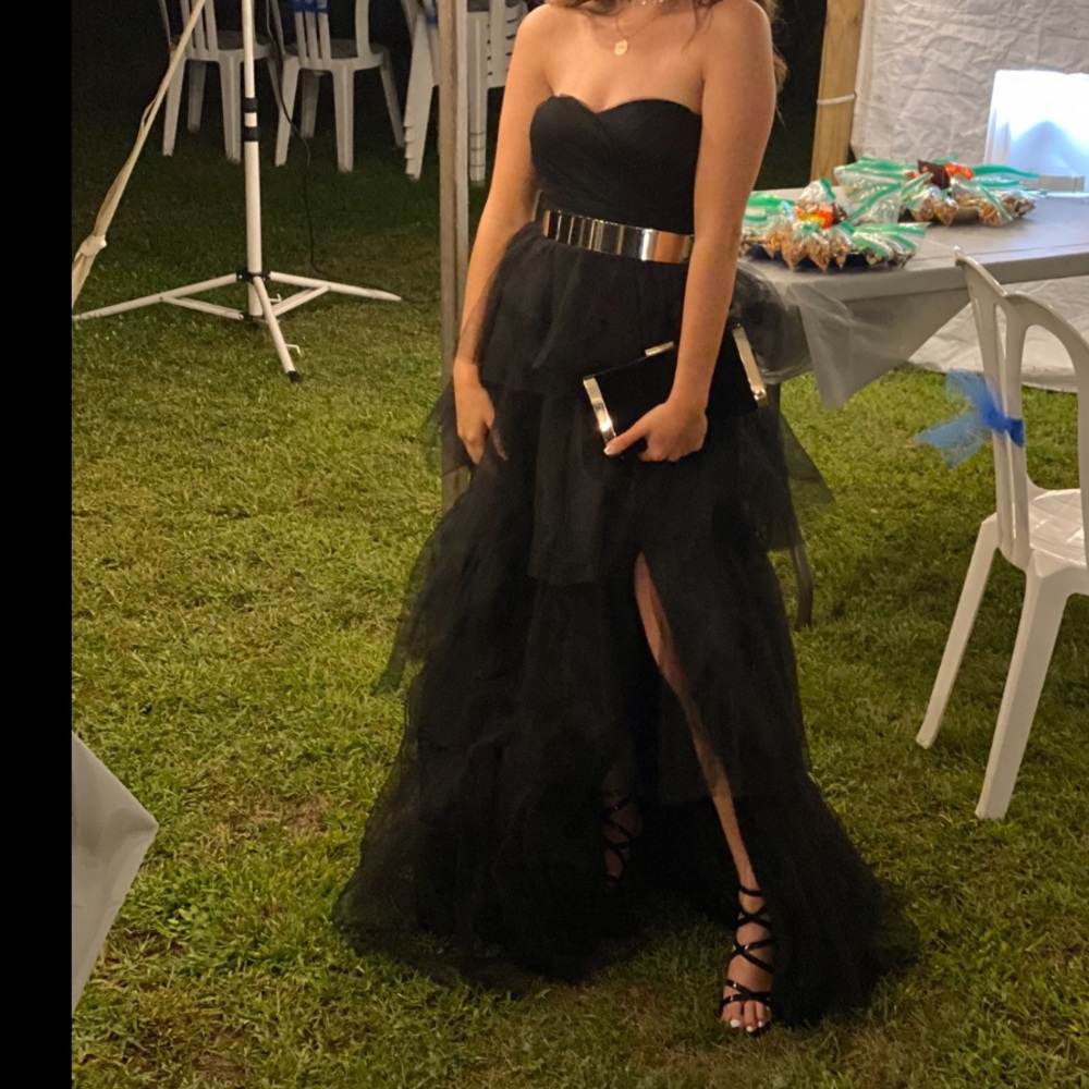 Evening gown black long dress